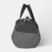 Grau mit Orange Pinstripes Duffle Bag (Rechts)