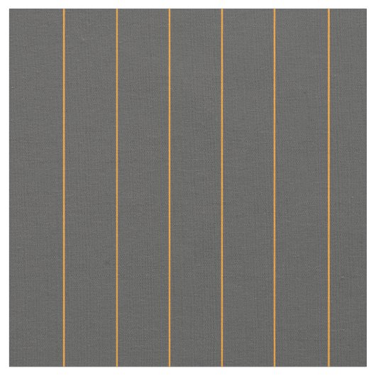 Grau mit Orange Pinstripes Stoffe (Nahaufnahme)