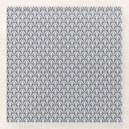 Grau mit Rosa Glasuntersetzer