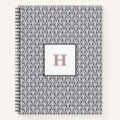 Grau mit Rosa Notizblock (Vorderseite)