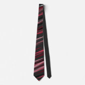 Grau mit rosa Streifen Krawatte (Vorderseite)