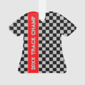 Grau mit rotem Sport gefühlt Ornament (Rückseite)