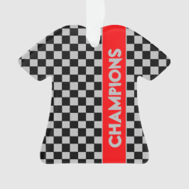 Grau mit rotem Sport gefühlt Ornament