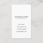 Grau mit Weinglas Visitenkarte (Rückseite)