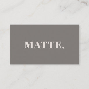 Grau   Modern Elegant Minimalistisch Professionell Visitenkarte