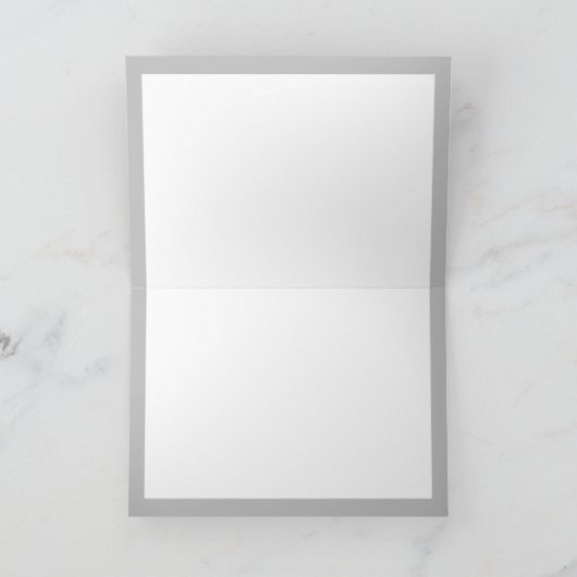 Grau Monogram Moderne Minimalistische Weibchen (Innenseite)