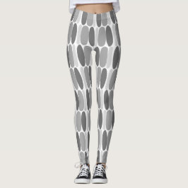 Grau-Muster farbenfrohe Formen Leggings
