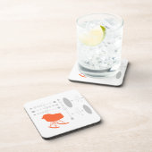 Grau-Muster Silhouette Mitte des 20. Jahrhunderts Getränkeuntersetzer (Rechte Seite)