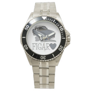 Grau Nissan Figaros Lapiz Armbanduhr