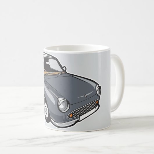 Grau Nissan Figaros Lapiz Kaffeetasse (VorderseiteRechts)