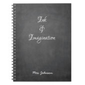 Grau-Notebook Notizblock (Vorderseite)