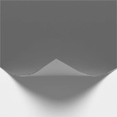 Grau Nr. 1, graues Wrapping Paper Geschenkpapier (Ecke)