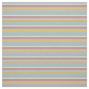 Grau-Ocker-Gelbes Mauve Streifen Muster Stoff