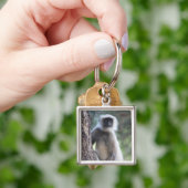 Grau oder Common oder Hanuman Langur Schlüsselanhänger (Hand)