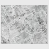 Grau "Opulent Marble Whirl" Packpapier (Flach)