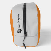 Grau-Orange-Muster für Werbe-Diamant Waschbeutel (Rechts)