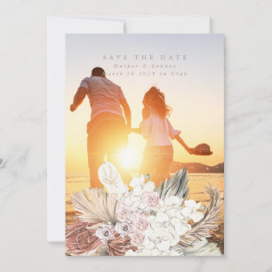Grau Pampas Grass Floral Ultimate Tropical Dschung Save The Date