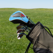 Grau-Papagei-Cartoon Golf Headcover (In SItu)