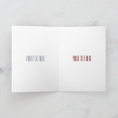 Grau-Papagei-Cartoon Karte (Innenseite)