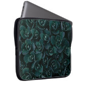 GRAU PETAL BLUME IM BLUME LAPTOPSCHUTZHÜLLE (Vorne Rechts)