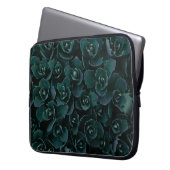GRAU PETAL BLUME IM BLUME LAPTOPSCHUTZHÜLLE (Vorderseite Links)