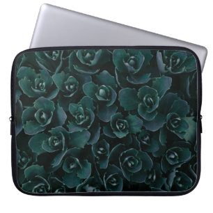 GRAU PETAL BLUME IM BLUME LAPTOPSCHUTZHÜLLE