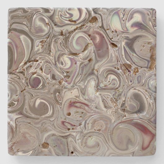 GRAU, PLUM, GRÜN, BROWN, WEISS STEINUNTERSETZER (Vorderseite)