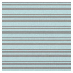 Grau & Pulver Blaufarbige Linien/Streifen Muster Stoff