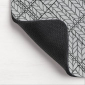 GRAU RAUTE STRICK Maus Pad Mousepad (Ecke)