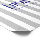 Grau Riviera Poster (Ecke)