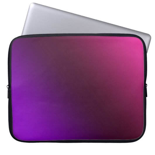 grau, rosa lila laptopschutzhülle (Vorderseite)