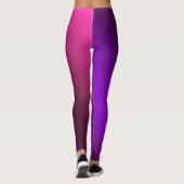 grau, rosa lila leggings (Rückseite)