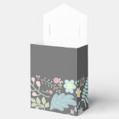 Grau-Rosa Modernes Brautparty Geschenkschachtel (Geöffnet)