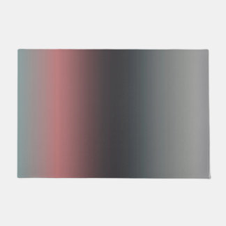 Grau, rosa, schwarzer Farbverlauf, Ombre. Fußmatte