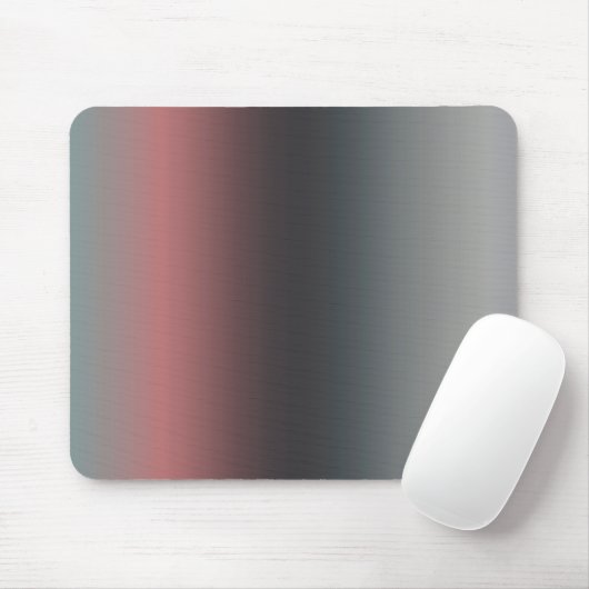 Grau, rosa, schwarzer Farbverlauf, Ombre. Mousepad (Mit Mouse)