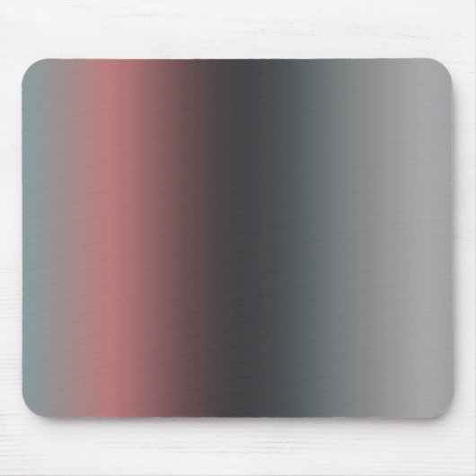 Grau, rosa, schwarzer Farbverlauf, Ombre. Mousepad (Vorne)