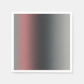 Grau, rosa, schwarzer Farbverlauf, Ombre. Serviette (Vorderseite)