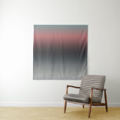 Grau, rosa, schwarzer Farbverlauf, Ombre. Wandteppich (Beispiel (Horizontal))