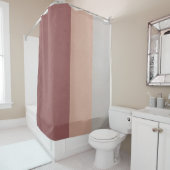 GRAU-ROT-STRIPED-WALLPAPIER DUSCHVORHANG (Beispiel)