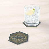 Grau Royal Mittelalterliches Schwert Hochzeitspapi Untersetzer (Vor Ort)