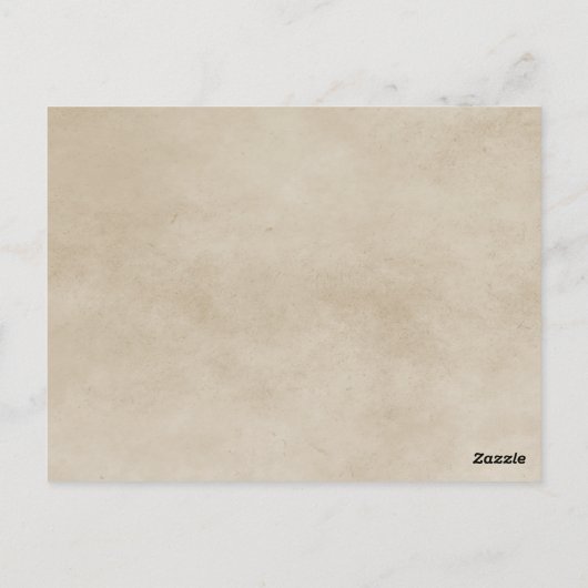 Grau Rustic Lace Tischnummer Postkarte (Rückseite)