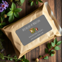 Grau | Sage Smudge Sticks Produktkennzeichnungen Adressaufkleber