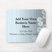 Grau schattiert Dollar-Zeichen-Finanzentwurf Mousepad (Mit Mouse)