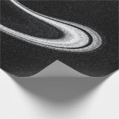 Grau-Schwarz-Abbildung Geschenkpapier (Ecke)