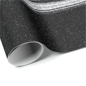Grau-Schwarz-Abbildung Geschenkpapier (Rolleneckpunkt)