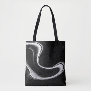 Grau-Schwarz-Abbildung Tasche