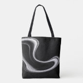 Grau-Schwarz-Abbildung Tasche (Rückseite)