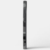 Grau-Schwarz-Camouflage Case-Mate iPhone Hülle (Rückseite / Links)