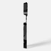 Grau-Schwarz-Camouflage iPhone Hülle (Rechte Seite)