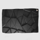 Grau-Schwarz-Designwagen Golfhandtuch (Horizontal)